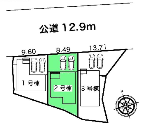 東海市富木島町新築戸建全3棟2号棟