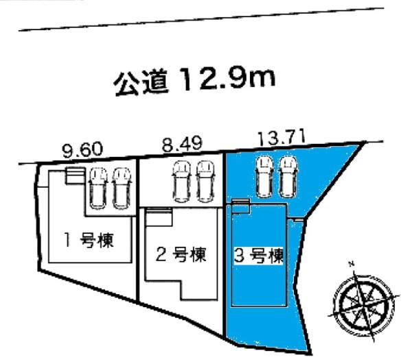 東海市富木島町新築戸建全3棟3号棟