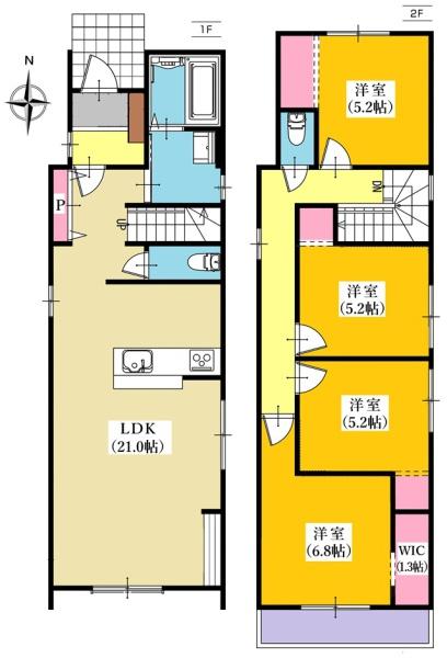 刈谷市中手町新築戸建全2棟2号棟