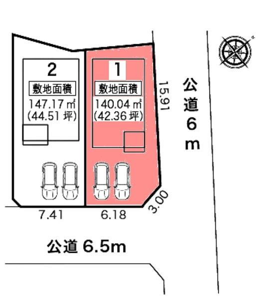 刈谷市野田町新築戸建全2棟1号棟