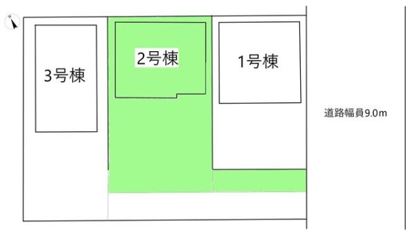 知立市牛田１丁目新築戸建全3棟2号棟