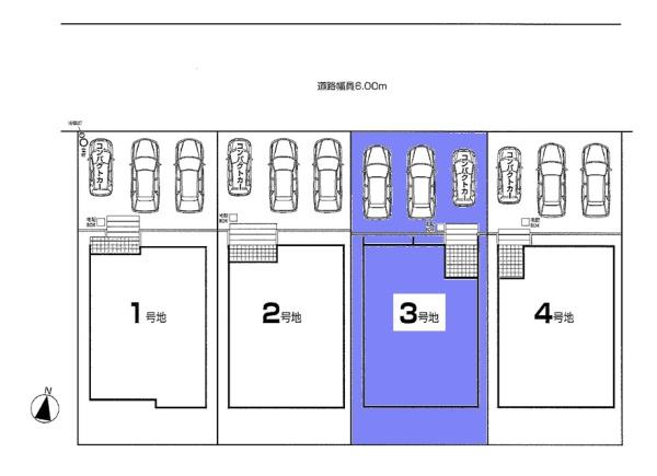 東海市中央町新築戸建全4棟3号棟