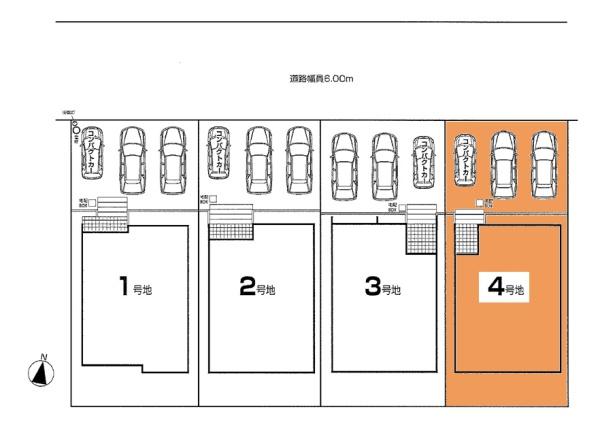 東海市中央町新築戸建全4棟4号棟