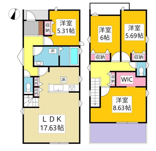 刈谷市今川町新築戸建全3棟2号棟