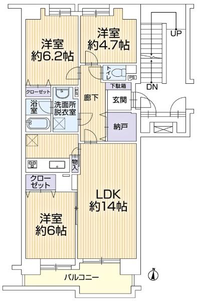 コープ野村新安城Ａ棟