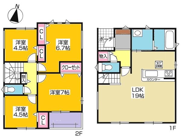 東海市荒尾町新築戸建全2棟1号棟