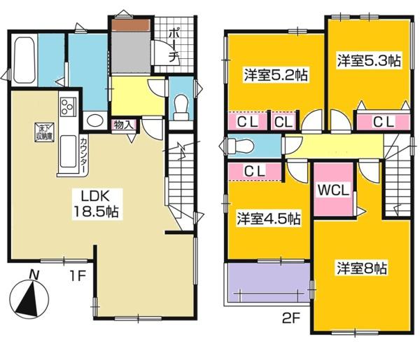 東海市荒尾町新築戸建全2棟2号棟