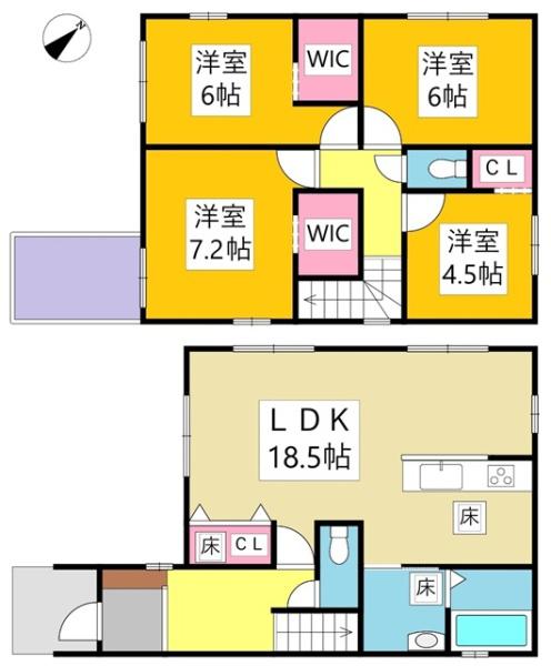 刈谷市野田町新築戸建全2棟1号棟