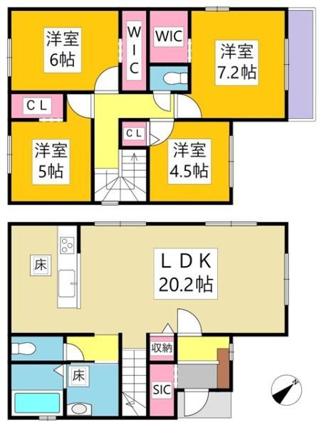 刈谷市野田町新築戸建全2棟2号棟