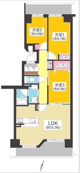 コープ野村新安城D棟