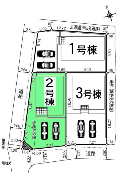 豊明市沓掛町新築戸建全3棟2号棟