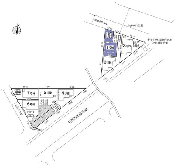 安城市姫小川町新築戸建全7棟1号棟