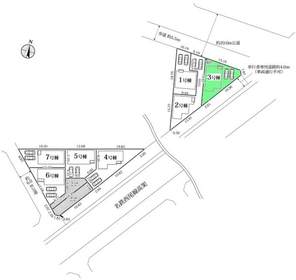 安城市姫小川町新築戸建全7棟3号棟