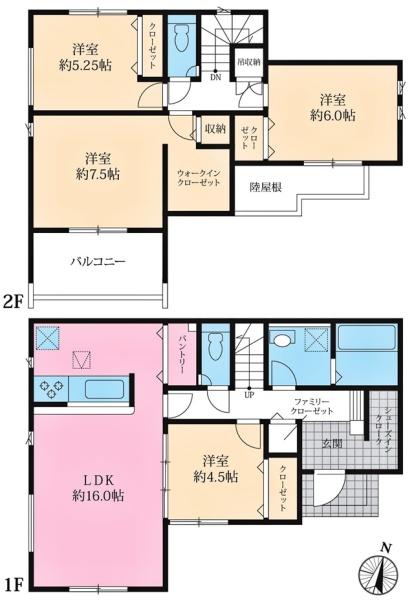 安城市姫小川町新築戸建全7棟4号棟