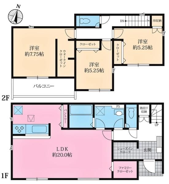 安城市姫小川町新築戸建全7棟5号棟
