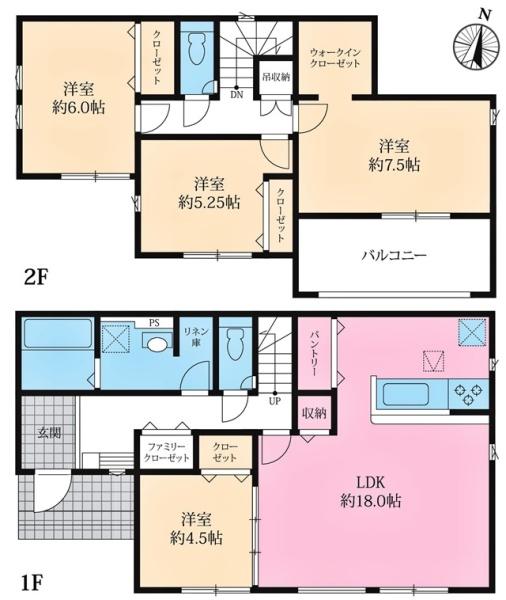 安城市姫小川町新築戸建全7棟6号棟