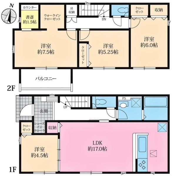安城市姫小川町新築戸建全7棟7号棟