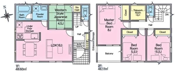 豊明市沓掛町新築戸建全3棟1号棟
