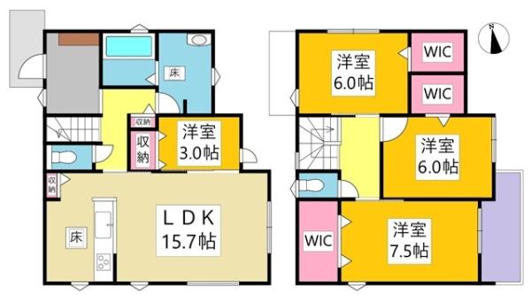 東海市富木島町新築戸建全2棟1号棟