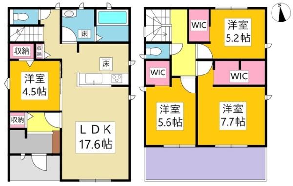 東海市富木島町新築戸建全2棟2号棟