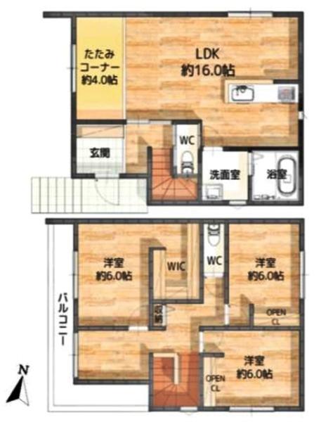 岡崎市戸崎町新築戸建全3棟C号棟