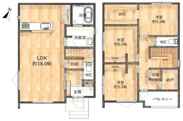 刈谷市今川町新築戸建全2棟A号棟