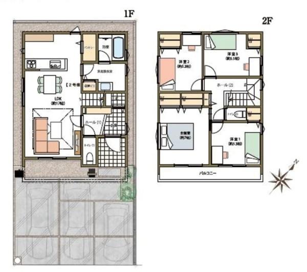安城市里町新築戸建全2棟2号棟