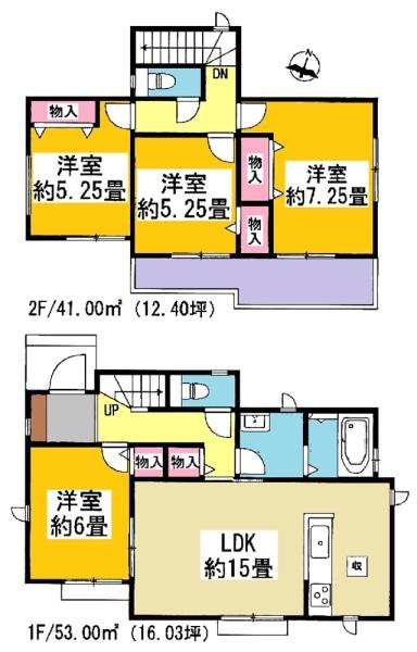 豊明市新栄町新築戸建全5棟D号棟