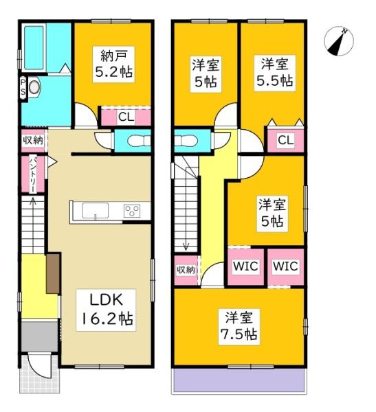 岡崎市中島西町新築戸建全2棟2号棟