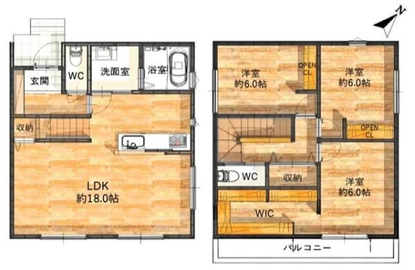 岡崎市若松町新築戸建全2棟B号棟
