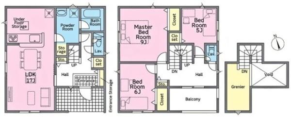 安城市根崎町新築戸建全2棟1号棟