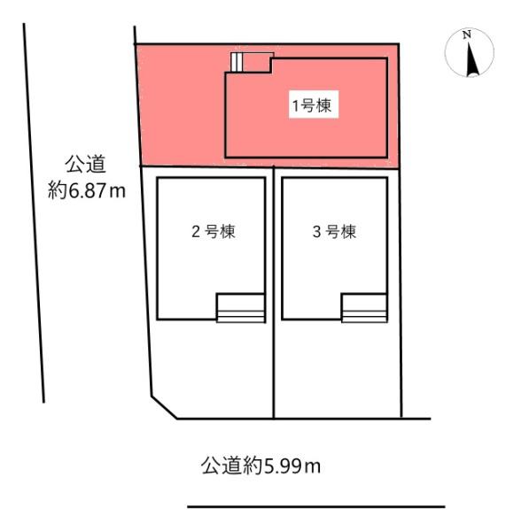 岡崎市上里新築戸建全3棟1号棟