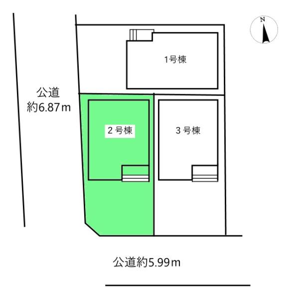 岡崎市上里新築戸建全3棟2号棟