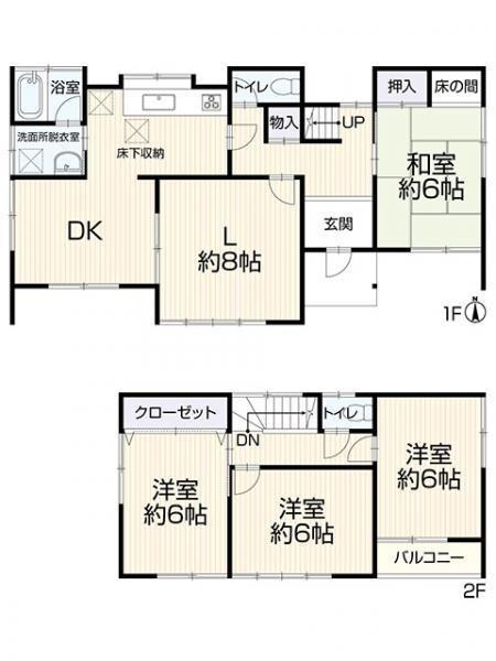 岡崎市細川町字扇田の中古一戸建て