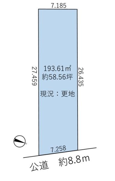 岡崎市日名本町　土地