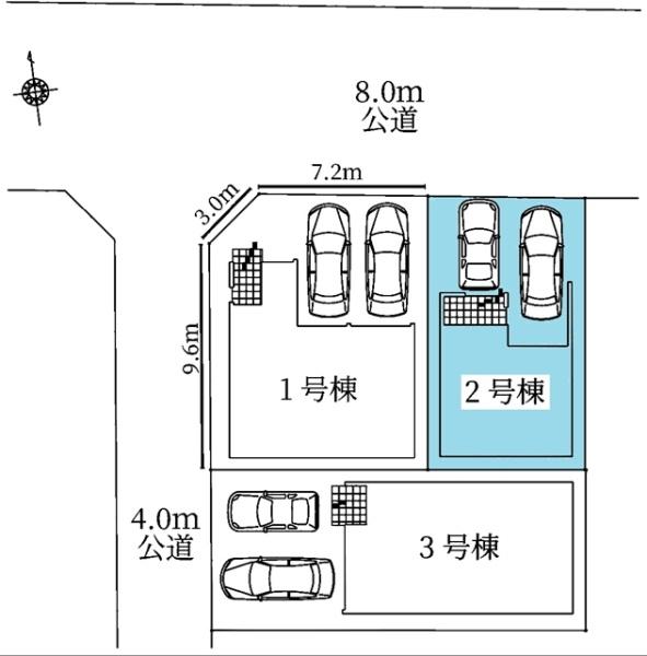 刈谷市高津波町新築戸建全3棟2号棟