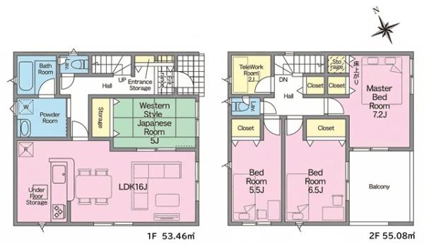 安城市榎町町新築戸建全2棟1号棟