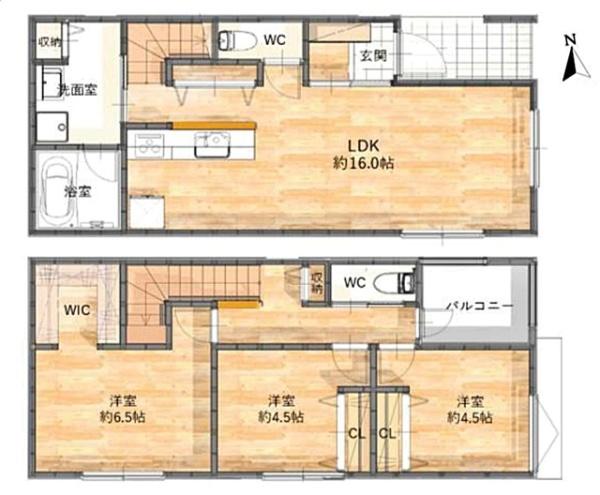 蒲郡市清田町新築戸建全6棟F号棟