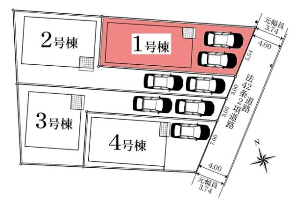 安城市池浦町新築戸建全4棟1号棟
