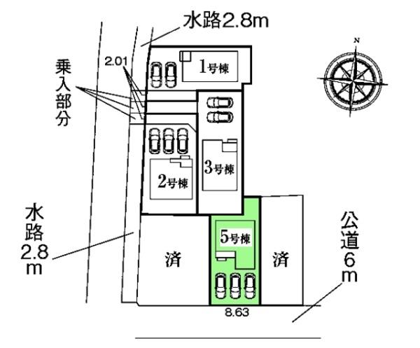 豊橋市馬見塚町新築戸建全6棟5号棟