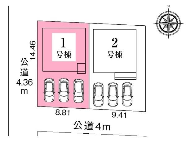 豊橋市高師町新築戸建全2棟1号棟