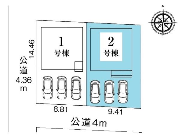 豊橋市高師町新築戸建全2棟2号棟