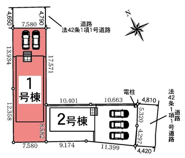 安城市東端町新築戸建全2棟1号棟