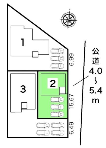 豊川市御津町新築戸建全3棟2号棟