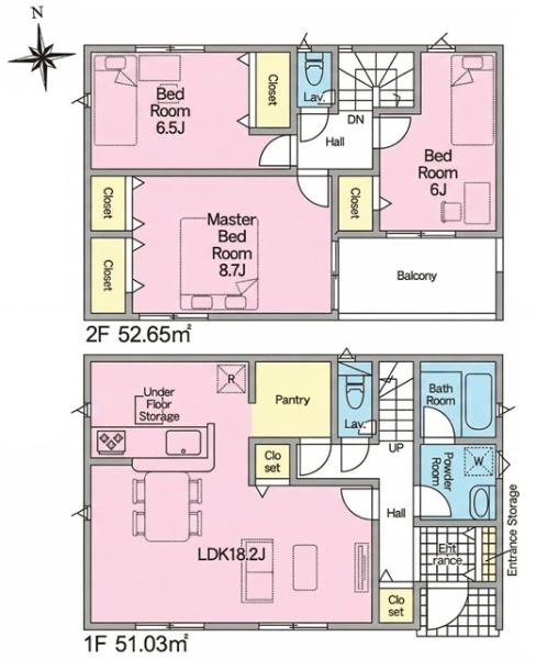 豊田市美里３丁目新築戸建全2棟2号棟