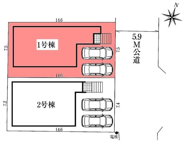 岡崎市細川町新築戸建全2棟1号棟