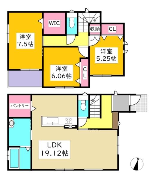岡崎市細川町新築戸建全2棟2号棟