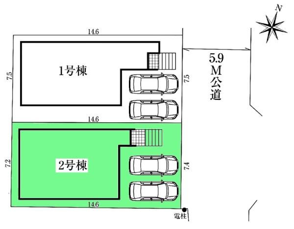 岡崎市細川町新築戸建全2棟2号棟