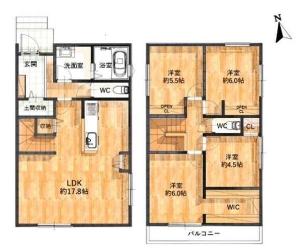 豊田市高上二丁目新築戸建全2棟A号棟