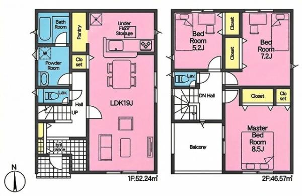 岡崎市細川町新築戸建全2棟1号棟